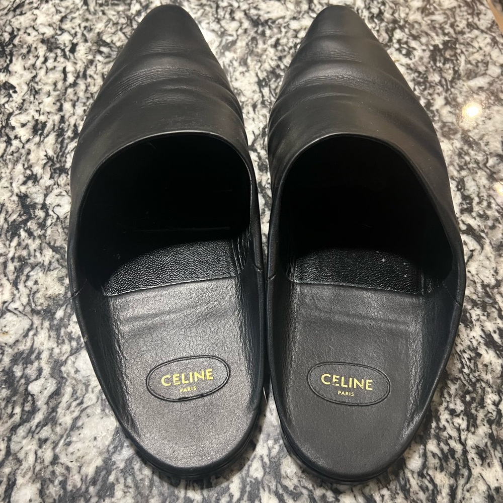 Celine babushka slip on in calfskin